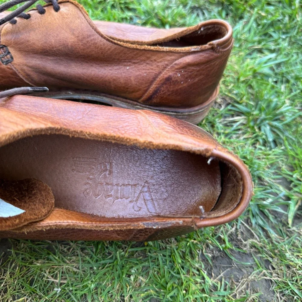 Walk-Over Vintage Collection Oxford Dress Shoes Mens 10 M Brown Leather USA Made
